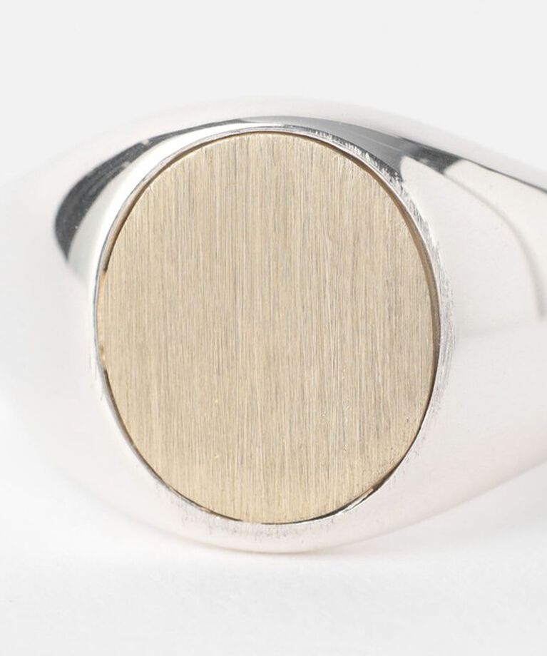 BEAUTY&YOUTH UNITED ARROWS「SILVER925 x BRASS シグネット リング」|リング|