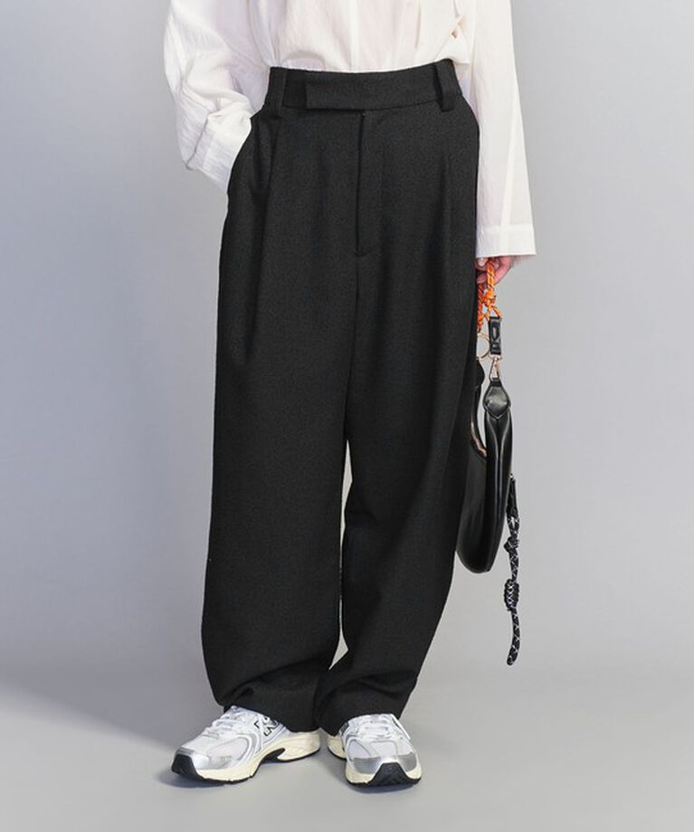 BEAUTY&YOUTH UNITED ARROWS「ツイードライク テーパード パンツ」|その他|BLACK