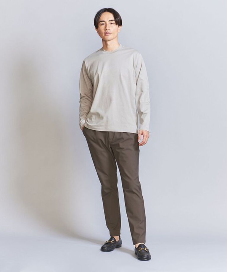 BEAUTY&YOUTH UNITED ARROWS「ハイゲージ ガスコットン クルーネック ロングスリーブ カットソー」|Tシャツ・カットソー|