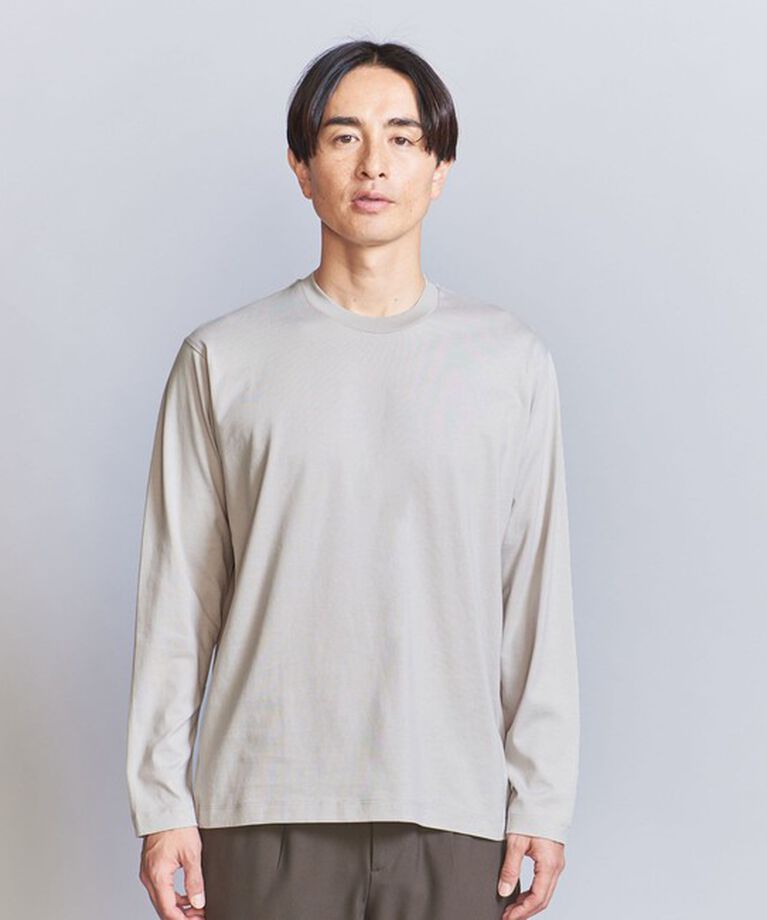 BEAUTY&YOUTH UNITED ARROWS「ハイゲージ ガスコットン クルーネック ロングスリーブ カットソー」|Tシャツ・カットソー|