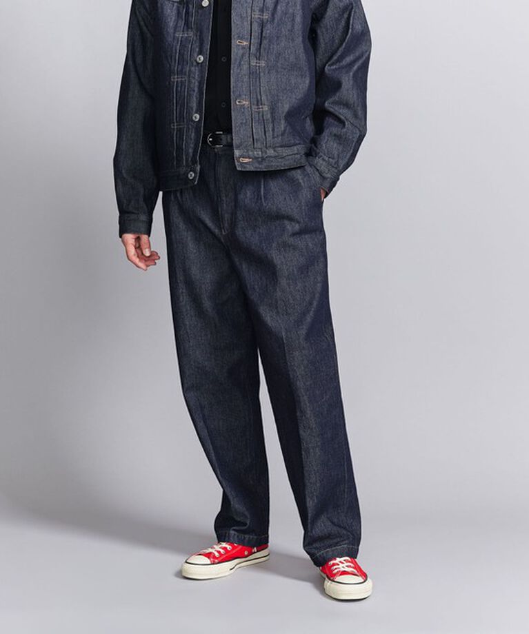 BEAUTY&YOUTH UNITED ARROWS「ハイツイスト デニム 5P スタンダード」|チノ|NAVY