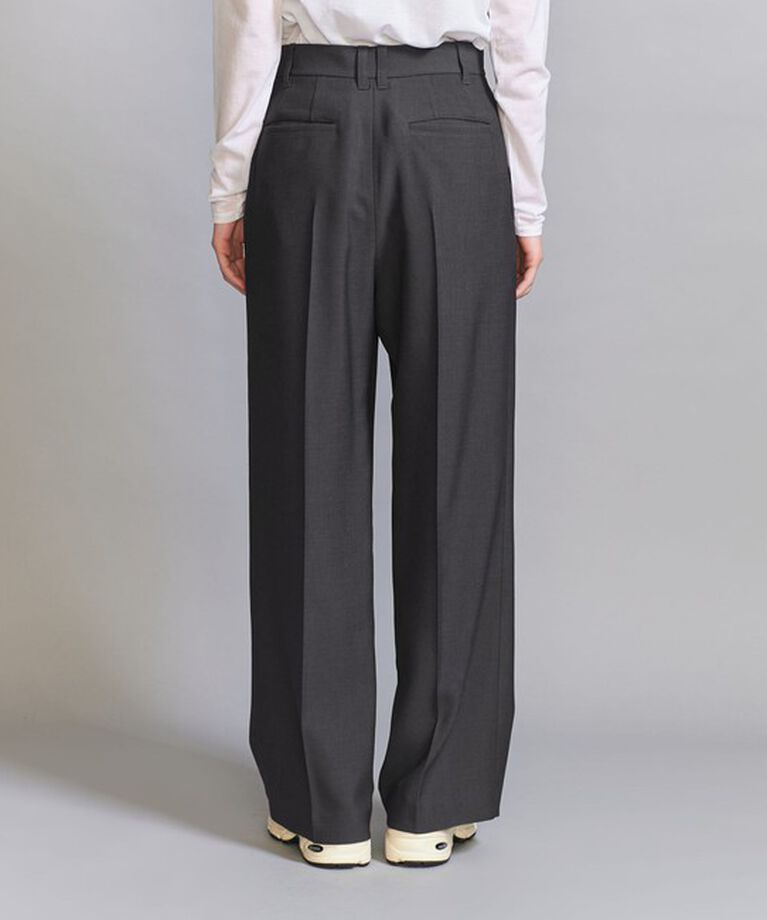 BEAUTY&YOUTH UNITED ARROWS「フロントタック ワイドパンツ」|チノ|