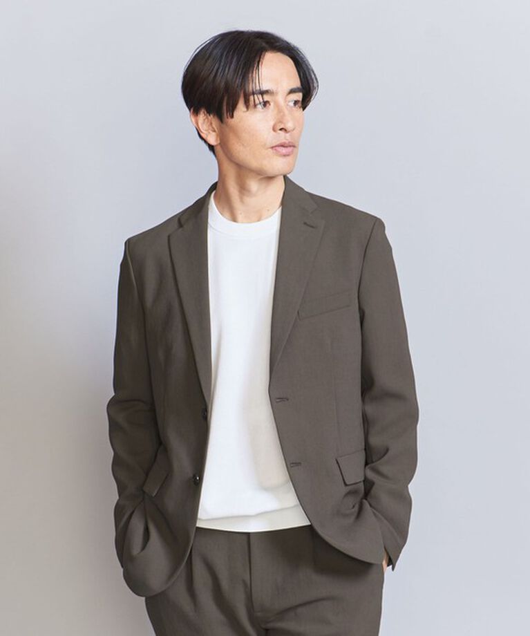 BEAUTY&YOUTH UNITED ARROWS「トリクシオン 2ボタン ジャケット -セットアップ対応 ストレッチ ウォッシャブル マルチ機能-」|テーラードジャケット|