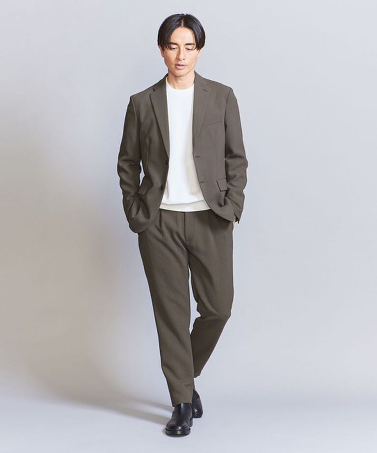 BEAUTY&YOUTH UNITED ARROWS「トリクシオン 2ボタン ジャケット -セットアップ対応 ストレッチ ウォッシャブル マルチ機能-」|テーラードジャケット|