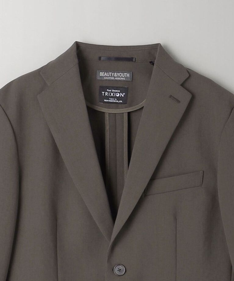 BEAUTY&YOUTH UNITED ARROWS「トリクシオン 2ボタン ジャケット -セットアップ対応 ストレッチ ウォッシャブル マルチ機能-」|テーラードジャケット|