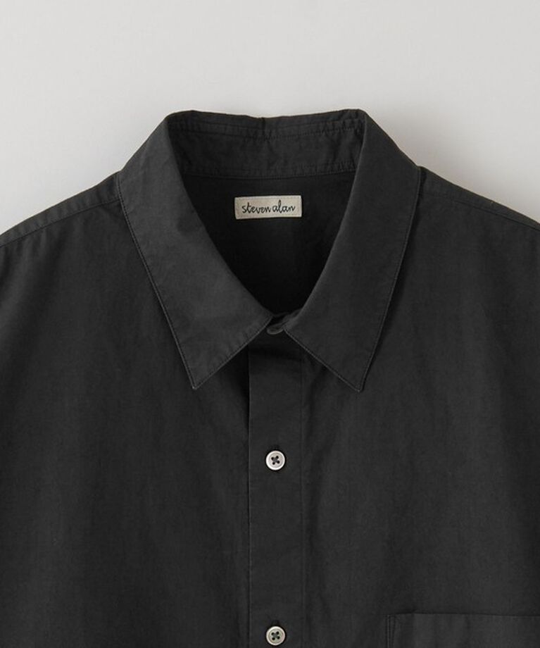STEVEN ALAN「＜Steven Alan＞ ガーメントダイ ポプリン レギュラーカラー シャツ LOOSE」|シャツ・ブラウス|