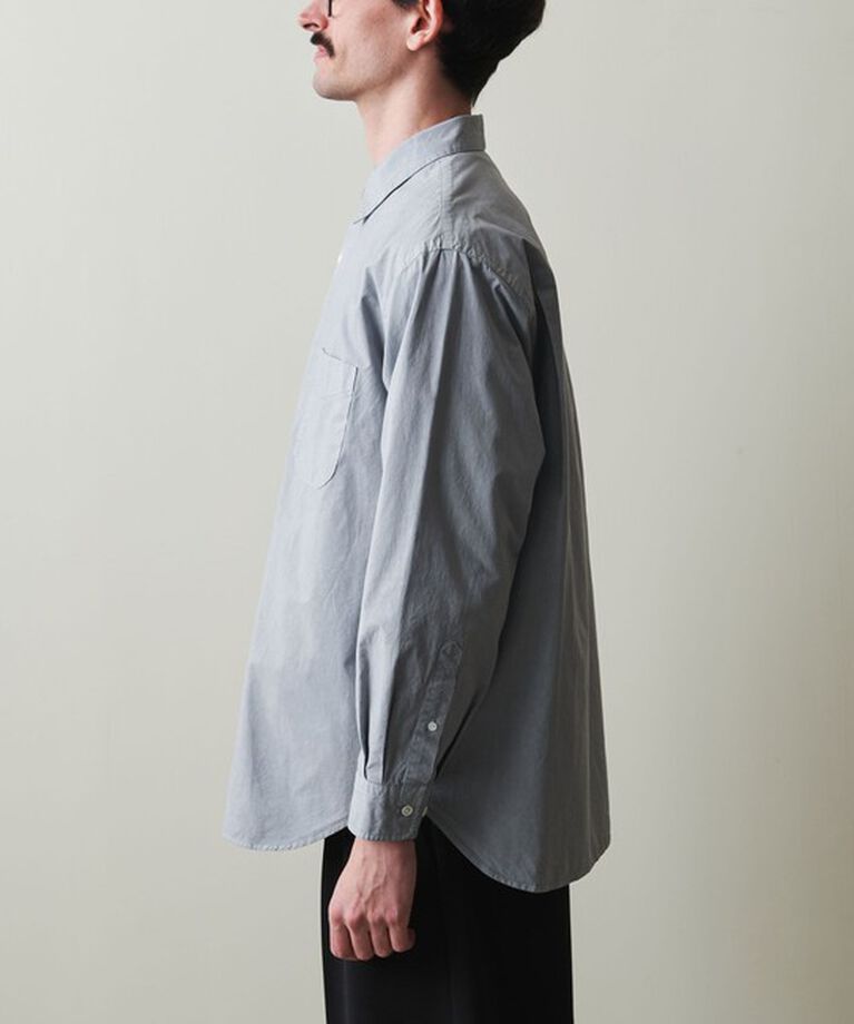 STEVEN ALAN「＜Steven Alan＞ ガーメントダイ ポプリン レギュラーカラー シャツ LOOSE」|シャツ・ブラウス|
