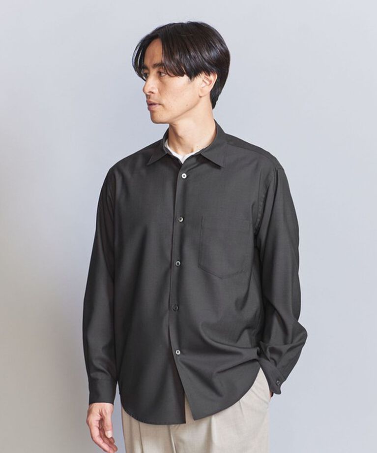 BEAUTY&YOUTH UNITED ARROWS「尾州 レギュラーフォルム テーパード シャツ -ウォッシャブル MADE IN JAPAN-」|シャツ・ブラウス|
