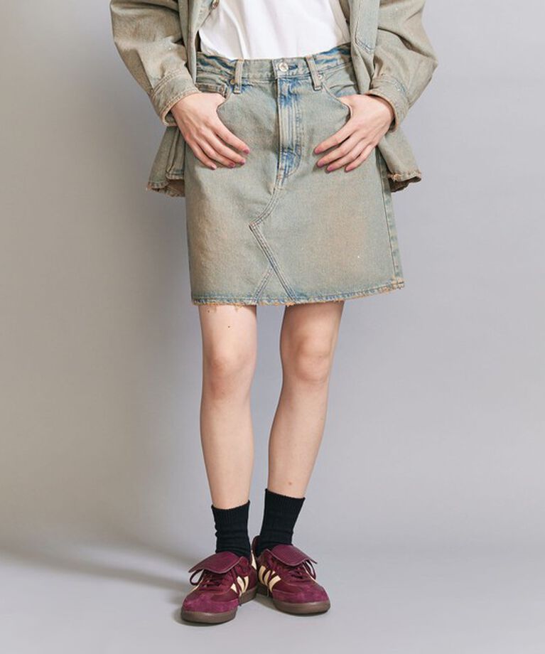 BEAUTY&YOUTH UNITED ARROWS「【別注】＜NEEDBY heritage＞デニム ミニスカート」|スカート|