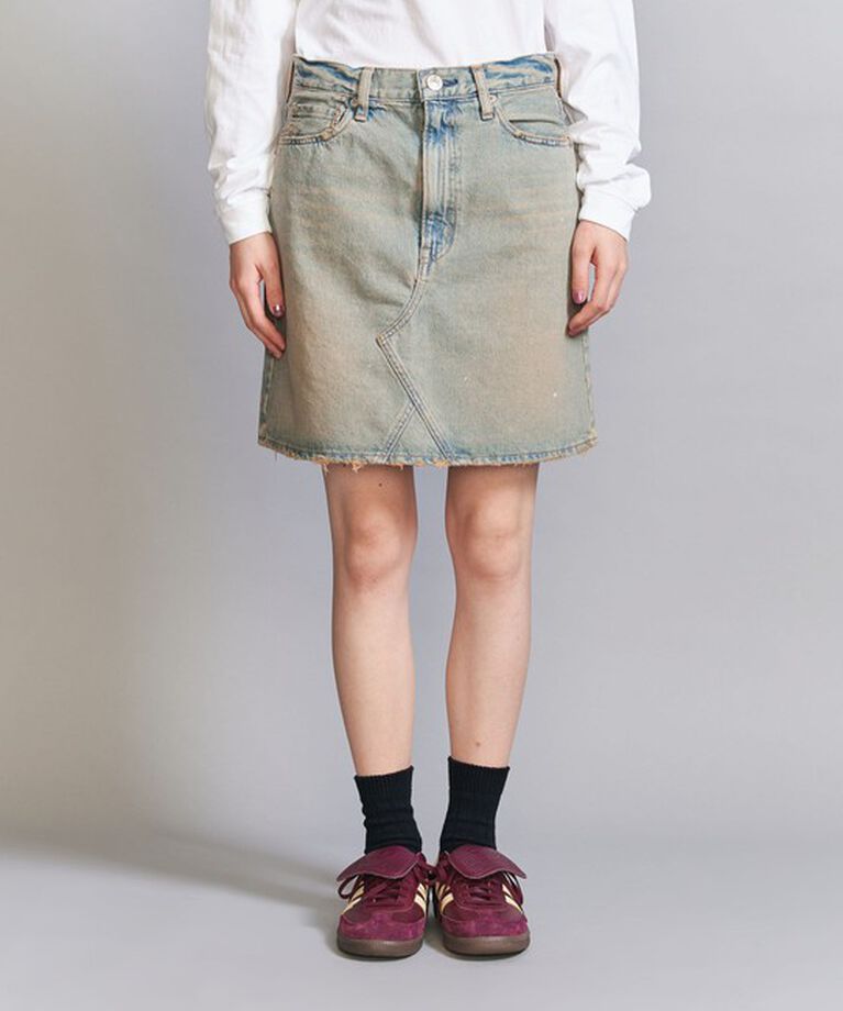 BEAUTY&YOUTH UNITED ARROWS「【別注】＜NEEDBY heritage＞デニム ミニスカート」|スカート|