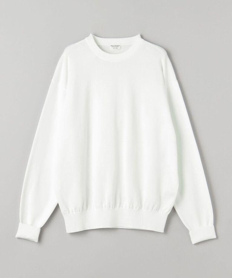BEAUTY&YOUTH UNITED ARROWS「HI-LINE 3/90 ギザコットン クルーネック ニット」|ニット・セーター|