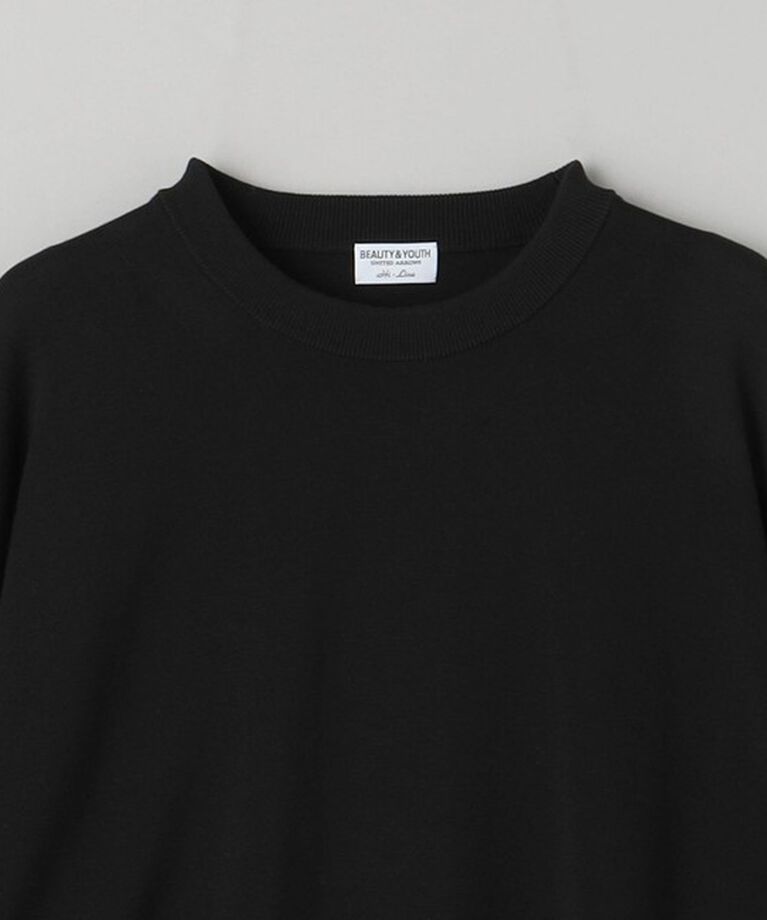 BEAUTY&YOUTH UNITED ARROWS「HI-LINE 3/90 ギザコットン クルーネック ニット」|ニット・セーター|