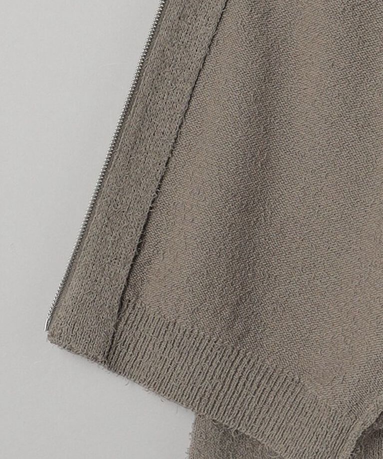BEAUTY&YOUTH UNITED ARROWS「ツイスト ナッピング ジップ ジャケット ‐ウォッシャブル‐」|カーディガン|