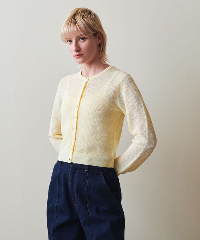 STEVEN ALAN「＜Steve Alan＞メッシュ ニット カーディガン」|カーディガン|