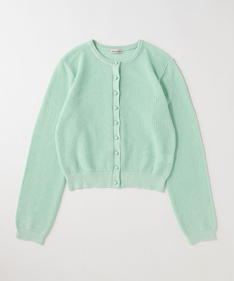 STEVEN ALAN「＜Steve Alan＞メッシュ ニット カーディガン」|カーディガン|