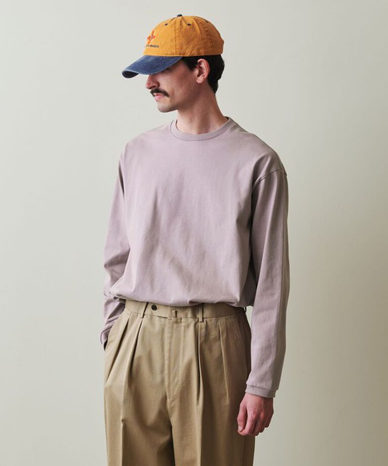 STEVEN ALAN「＜Steven Alan＞ オーガニックコットン ロングスリーブ Tシャツ BOLD」|Tシャツ・カットソー|
