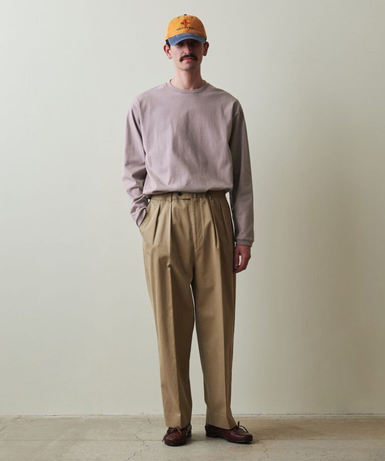 STEVEN ALAN「＜Steven Alan＞ オーガニックコットン ロングスリーブ Tシャツ BOLD」|Tシャツ・カットソー|
