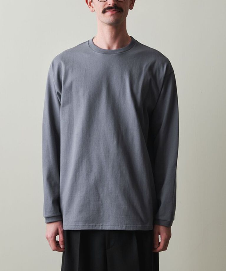STEVEN ALAN「＜Steven Alan＞ オーガニックコットン ロングスリーブ Tシャツ BOLD」|Tシャツ・カットソー|