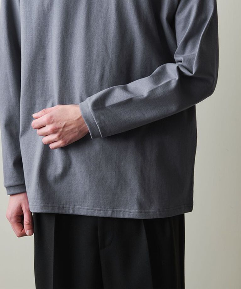 STEVEN ALAN「＜Steven Alan＞ オーガニックコットン ロングスリーブ Tシャツ BOLD」|Tシャツ・カットソー|