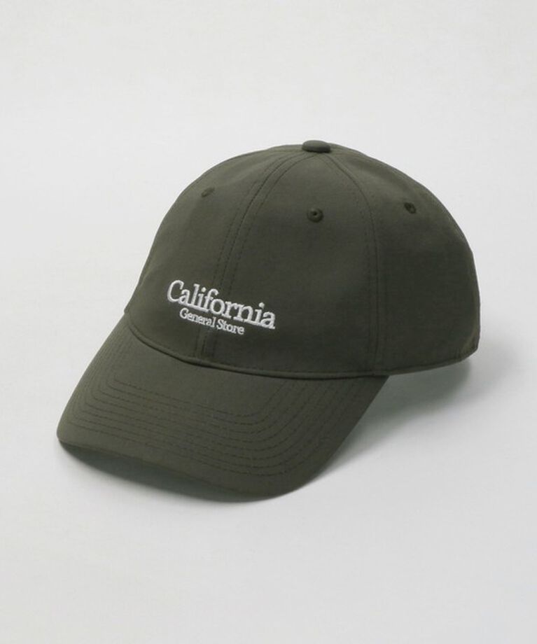 California General Store「＜CGS.＞ リサイクル ポリエステル 6パネル ロゴ キャップ」|キャップ・キャスケット|
