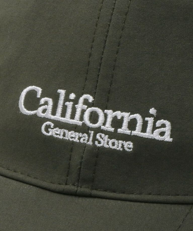 California General Store「＜CGS.＞ リサイクル ポリエステル 6パネル ロゴ キャップ」|キャップ・キャスケット|