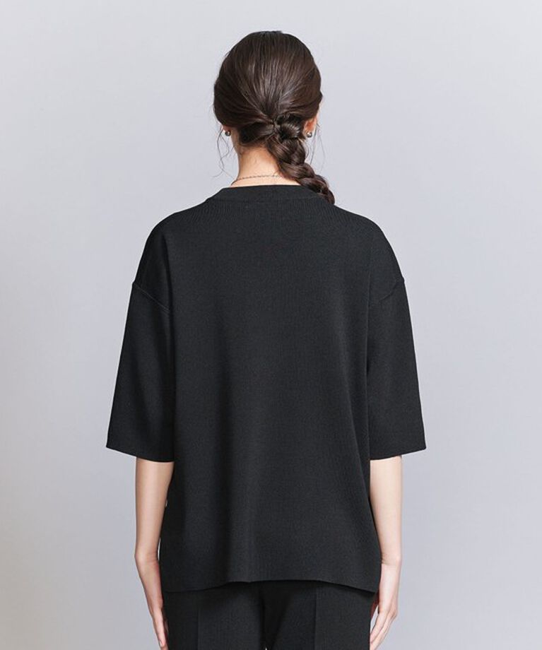BEAUTY&YOUTH UNITED ARROWS「ハーフスリーブ ニットプルオーバー -ウォッシャブル-」|ニット・セーター|