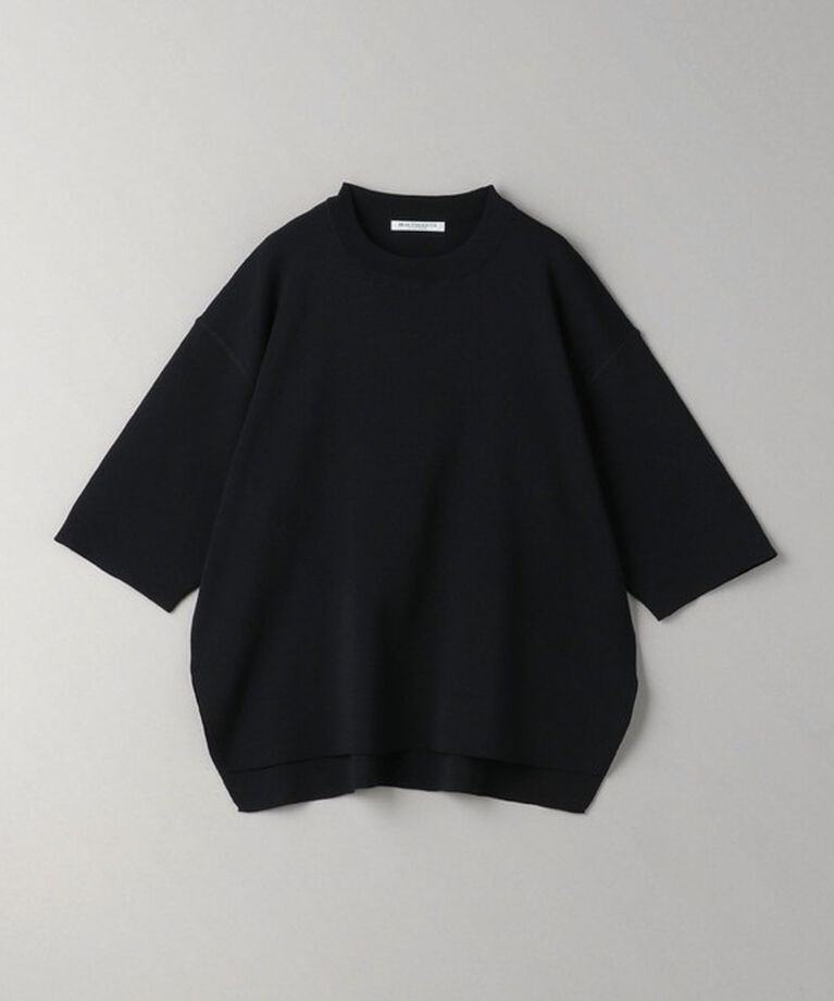 BEAUTY&YOUTH UNITED ARROWS「ハーフスリーブ ニットプルオーバー -ウォッシャブル-」|ニット・セーター|