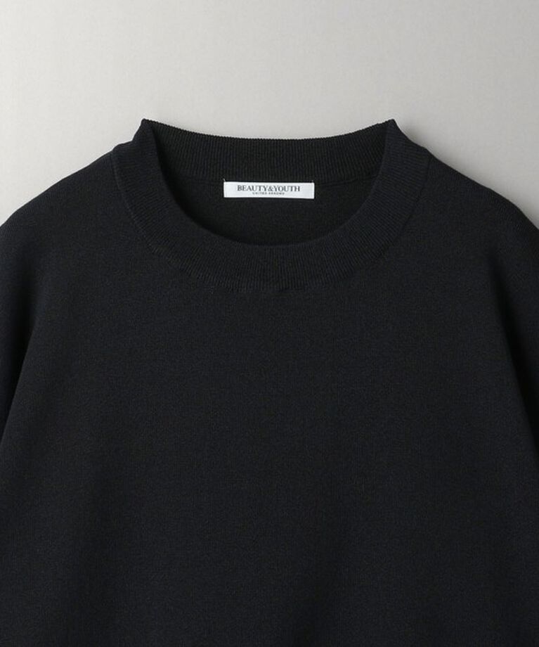 BEAUTY&YOUTH UNITED ARROWS「ハーフスリーブ ニットプルオーバー -ウォッシャブル-」|ニット・セーター|