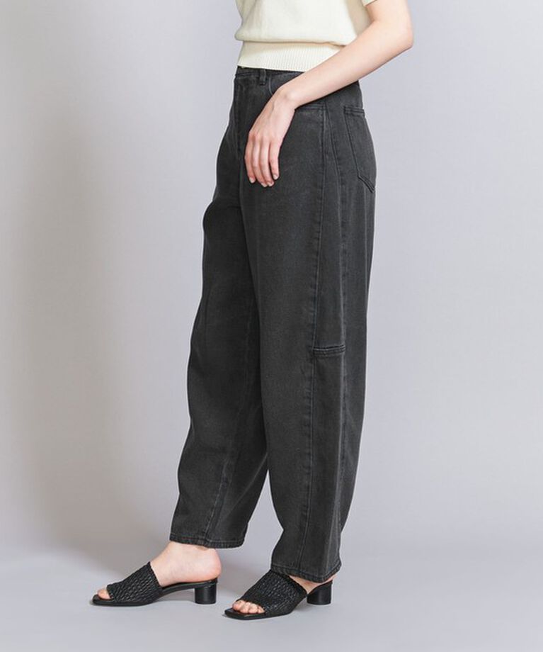 BEAUTY&YOUTH UNITED ARROWS「セルロースデニム カーブパンツ」|デニム|BLACK