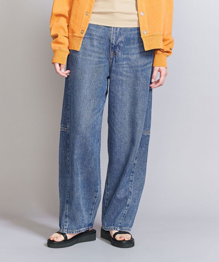 BEAUTY&YOUTH UNITED ARROWS「セルロースデニム カーブパンツ」|デニム|COBALT