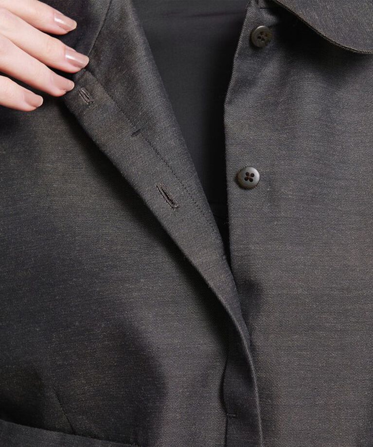 ATTISESSION「＜ATTISESSION＞シャンブレー ラウンドカラー ノースリーブ」|その他|