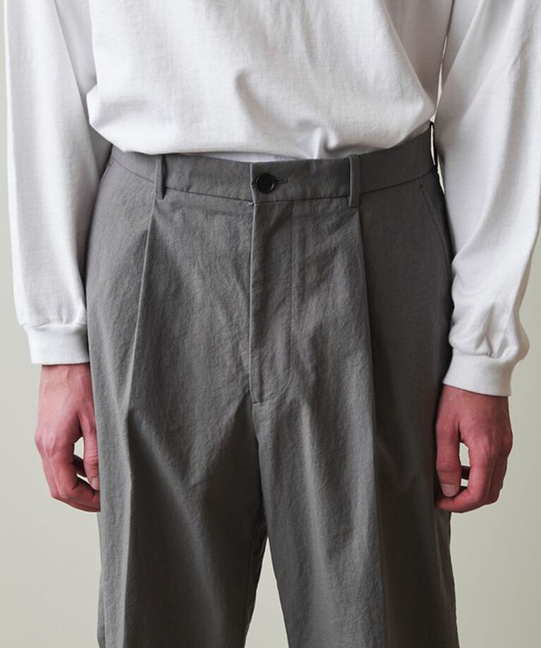 STEVEN ALAN「＜Steven Alan＞ ナイロン オックス アウト ワンプリーツ スラックス」|スラックス|