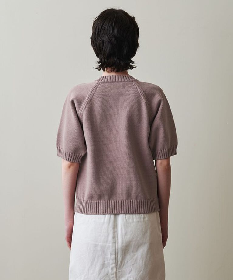 STEVEN ALAN「＜Steven Alan＞テープヤーン ハーフスリーブ ニット」|ニット・セーター|