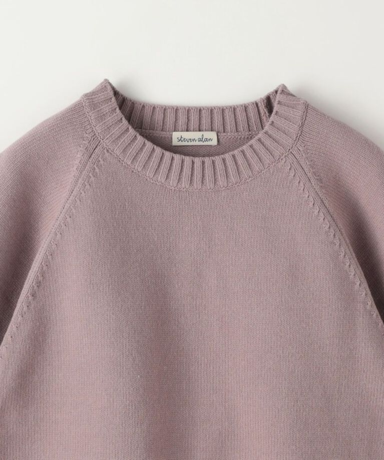 STEVEN ALAN「＜Steven Alan＞テープヤーン ハーフスリーブ ニット」|ニット・セーター|