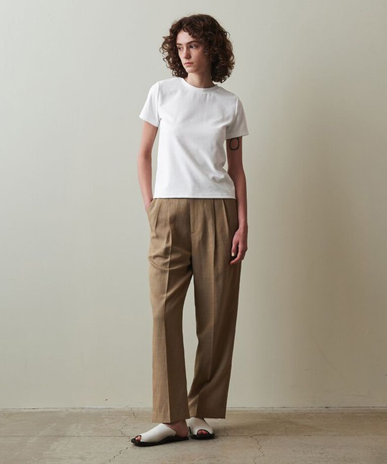 STEVEN ALAN「＜Steven Alan＞パイル ショートスリーブ Tシャツ」|Tシャツ・カットソー|