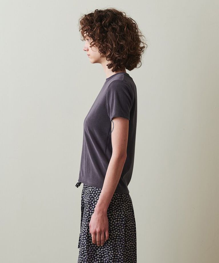 STEVEN ALAN「＜Steven Alan＞パイル ショートスリーブ Tシャツ」|Tシャツ・カットソー|