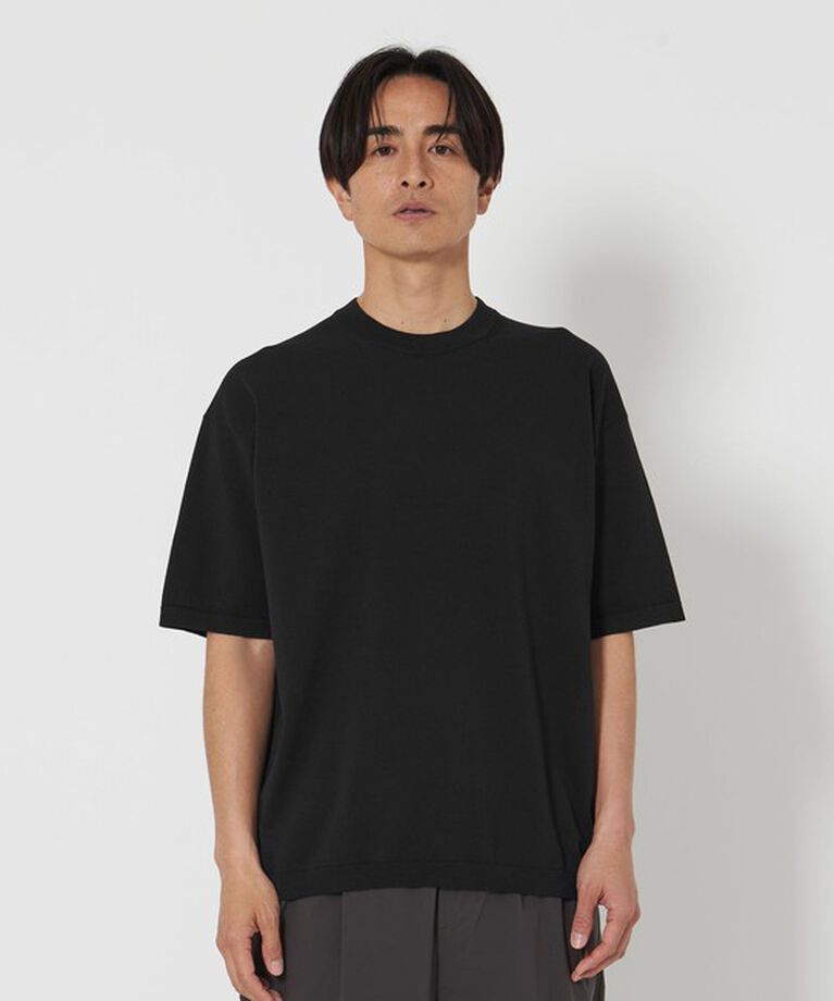 BEAUTY&YOUTH UNITED ARROWS「デオドラント  ニットTシャツ -抗菌・防臭 ウォッシャブル-」|ニット・セーター|