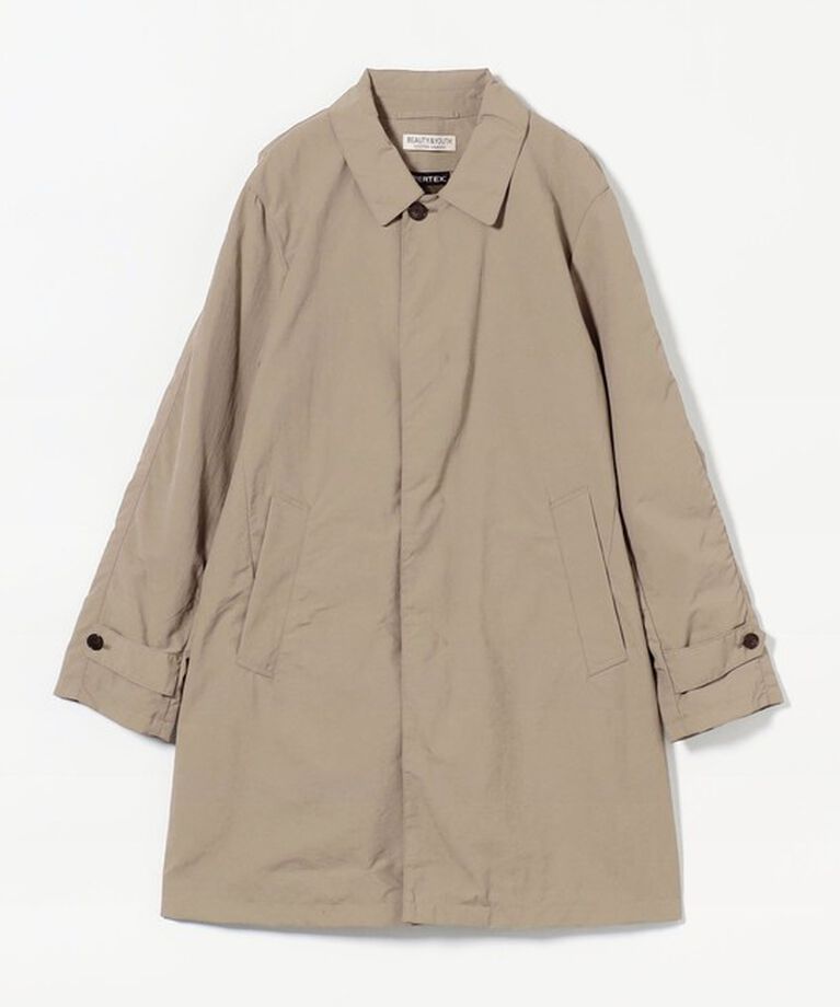 BEAUTY&YOUTH UNITED ARROWS「PERTEX ナイロン バルマカーン コート‐撥水機能‐」|ステンカラーコート|BEIGE