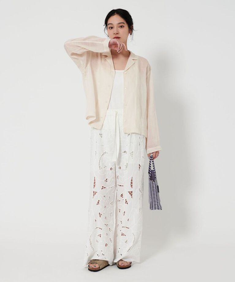 BEAUTY&YOUTH UNITED ARROWS「麻 オープンカラー シャツ」|シャツ・ブラウス|