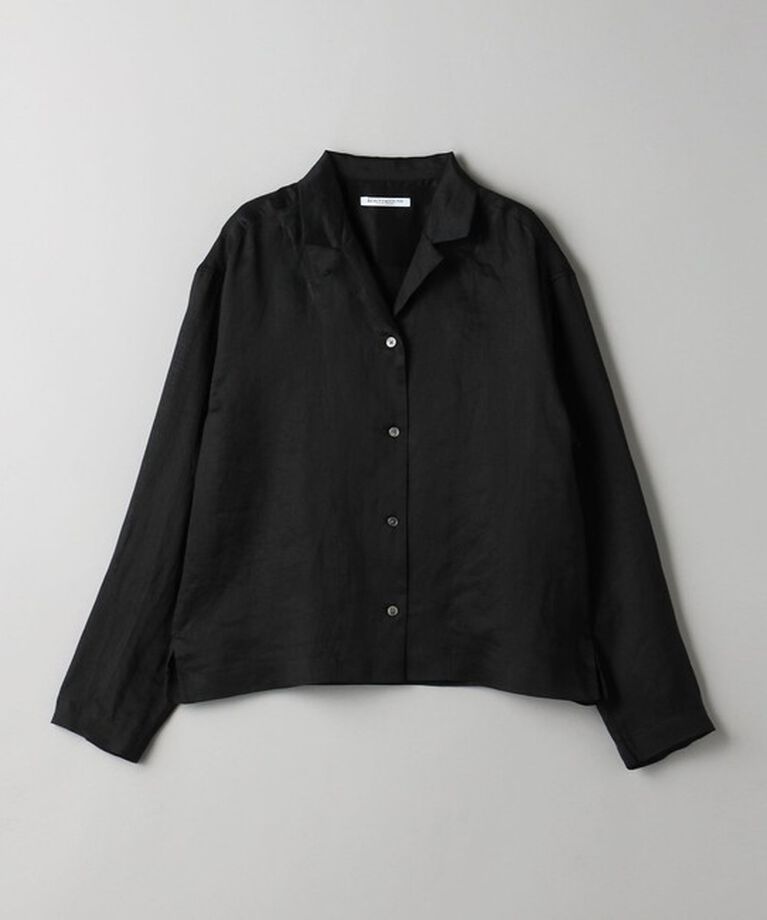 BEAUTY&YOUTH UNITED ARROWS「麻 オープンカラー シャツ」|シャツ・ブラウス|