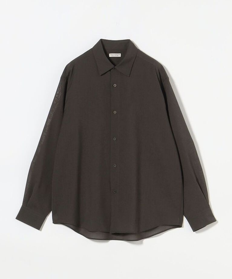 BEAUTY&YOUTH UNITED ARROWS「トリクシオン シアーレギュラー フォルム シャツ」|シャツ・ブラウス|