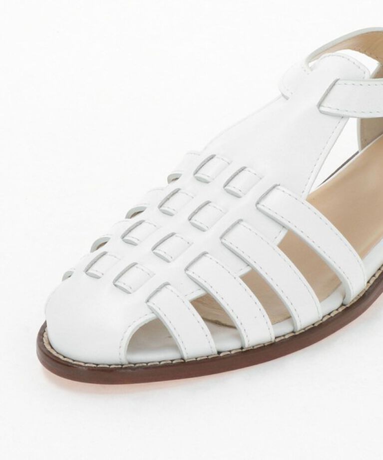 STEVEN ALAN「＜Steven Alan＞レザー メッシュ サンダル」|サンダル|