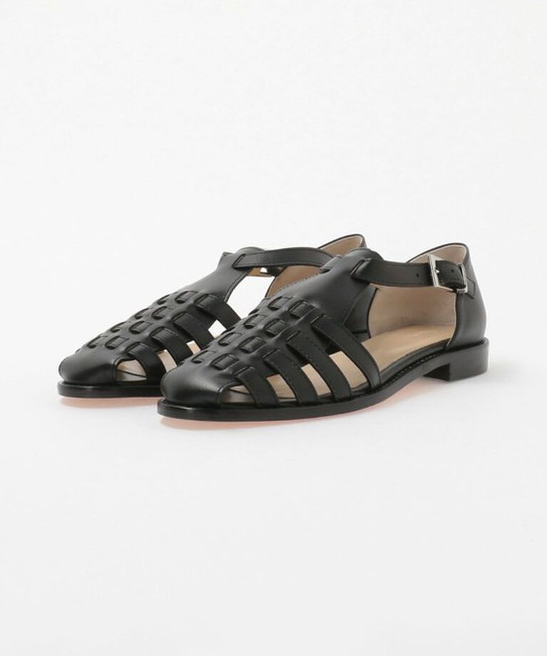STEVEN ALAN「＜Steven Alan＞レザー メッシュ サンダル」|サンダル|