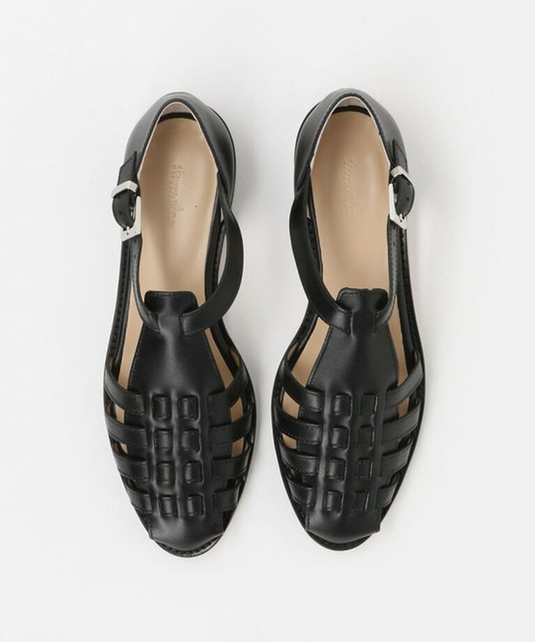 STEVEN ALAN「＜Steven Alan＞レザー メッシュ サンダル」|サンダル|