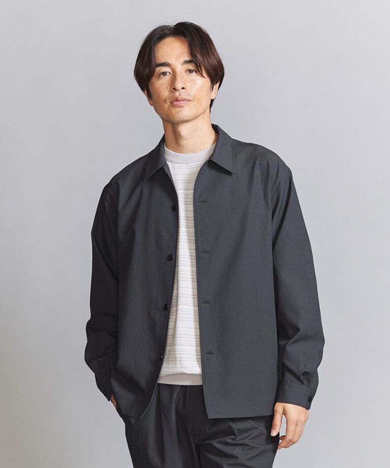 BEAUTY&YOUTH UNITED ARROWS「KOMATSU PACK オーバー フォルム キャンプカラー シャツ -セットアップ対応 撥水機能-」|シャツ・ブラウス|