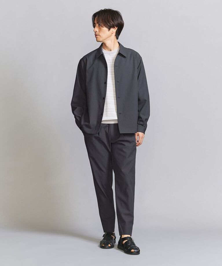BEAUTY&YOUTH UNITED ARROWS「KOMATSU PACK オーバー フォルム キャンプカラー シャツ -セットアップ対応 撥水機能-」|シャツ・ブラウス|