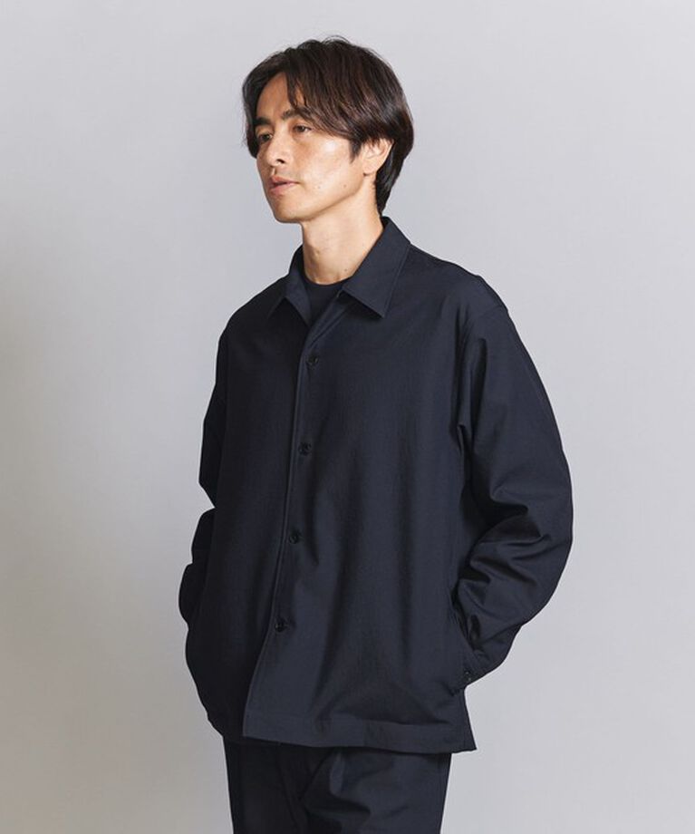 BEAUTY&YOUTH UNITED ARROWS「KOMATSU PACK オーバー フォルム キャンプカラー シャツ -セットアップ対応 撥水機能-」|シャツ・ブラウス|