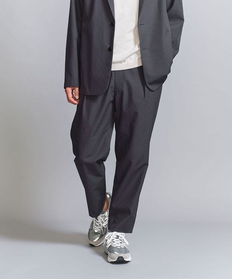 BEAUTY&YOUTH UNITED ARROWS「KOMATSU PACK 1P イージー ワイドテーパード パンツ -セットアップ対応 撥水機能-」|チノ|