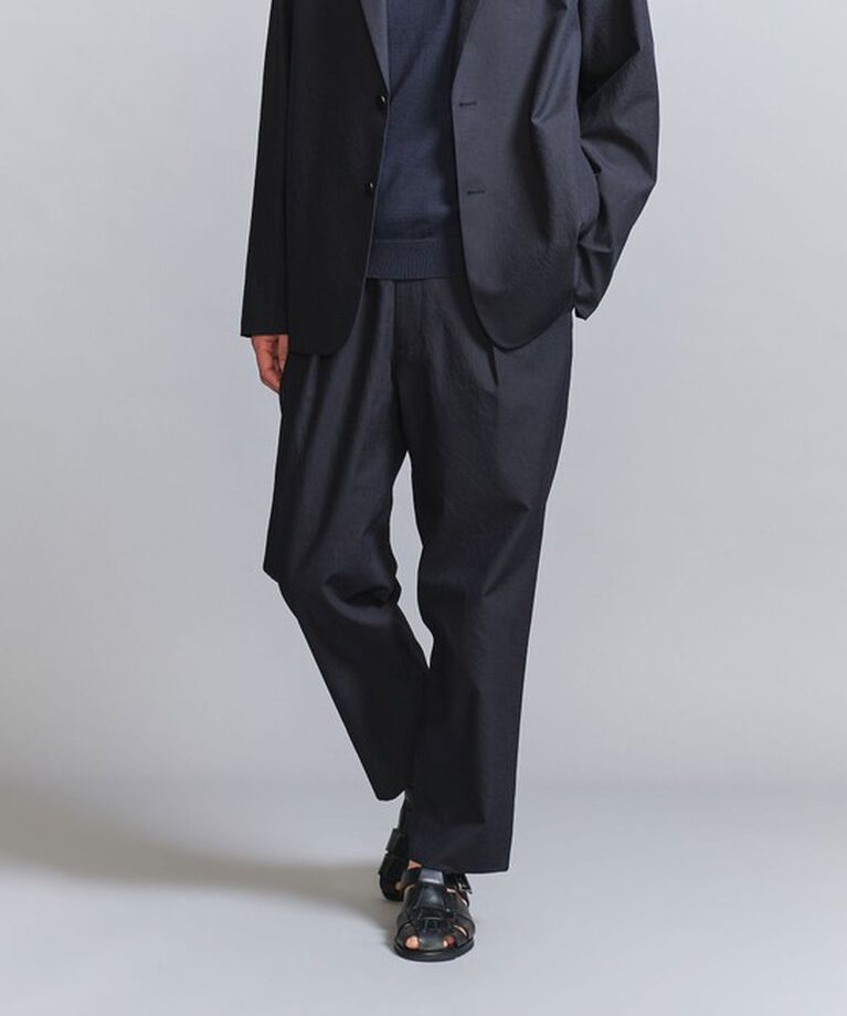 BEAUTY&YOUTH UNITED ARROWS「KOMATSU PACK 1P イージー ワイドテーパード パンツ -セットアップ対応 撥水機能-」|チノ|