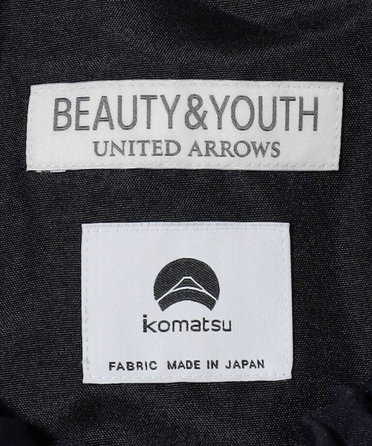 BEAUTY&YOUTH UNITED ARROWS「KOMATSU PACK 1P イージー ワイドテーパード パンツ -セットアップ対応 撥水機能-」|チノ|
